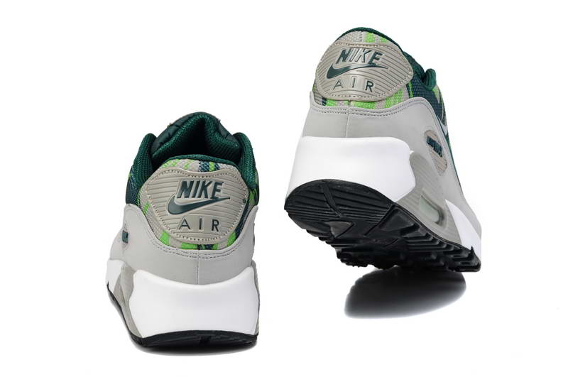 Nike Air Max 90 Chaussures Hommes bandes preenregistrees gris vert (1)